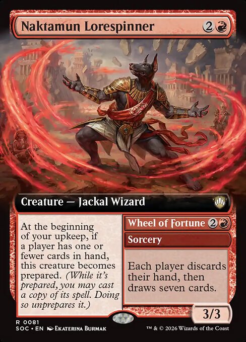 Naktamun Lorespinner // Wheel of Fortune #81 from Secrets of Strixhaven Commander