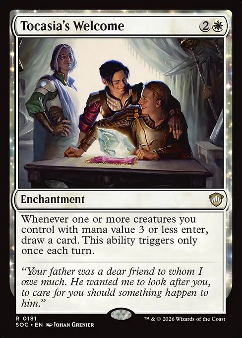 Tocasia's Welcome #181 from Secrets of Strixhaven Commander