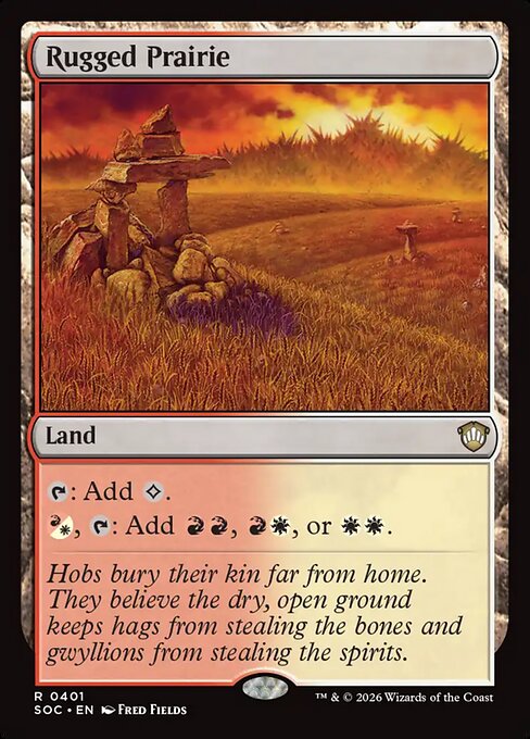 Rugged Prairie #401 from Secrets of Strixhaven Commander