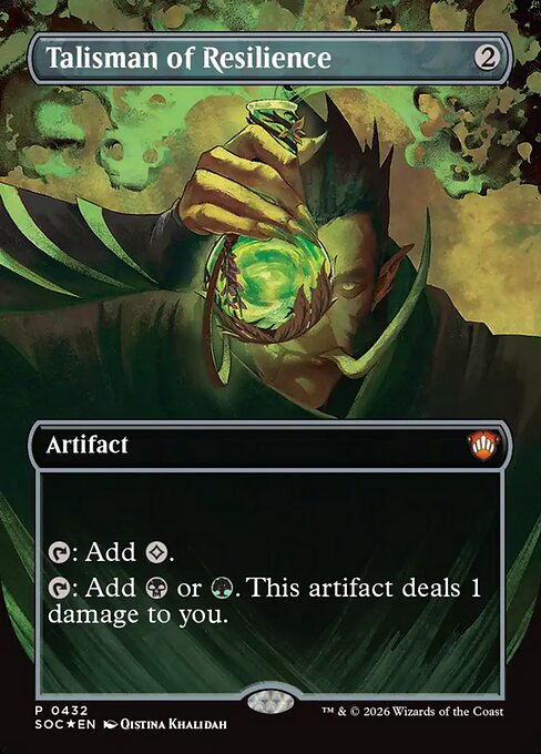 Talisman of Resilience #432 from Secrets of Strixhaven Commander