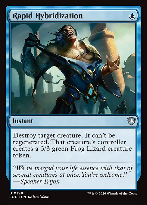 Rapid Hybridization #198 from Secrets of Strixhaven Commander