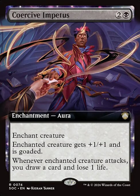 Coercive Impetus #74 from Secrets of Strixhaven Commander