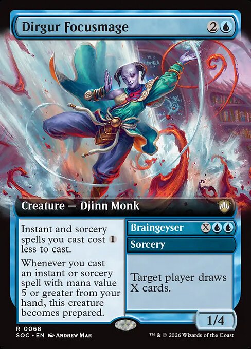 Dirgur Focusmage // Braingeyser #68 from Secrets of Strixhaven Commander