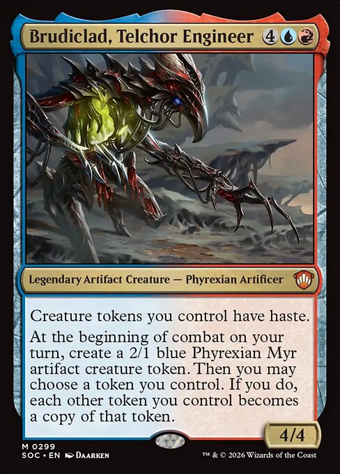 Brudiclad, Telchor Engineer #299 from Secrets of Strixhaven Commander