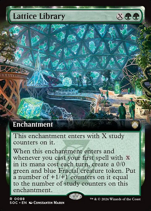 Lattice Library #88 from Secrets of Strixhaven Commander