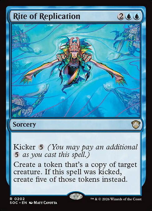 Rite of Replication #202 from Secrets of Strixhaven Commander