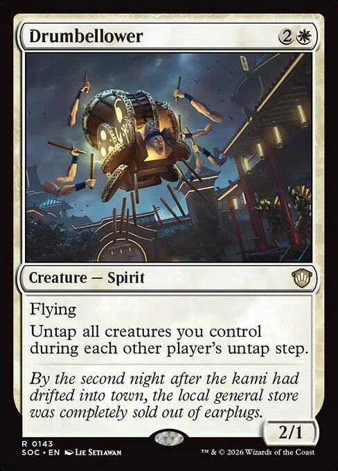 Drumbellower #143 from Secrets of Strixhaven Commander