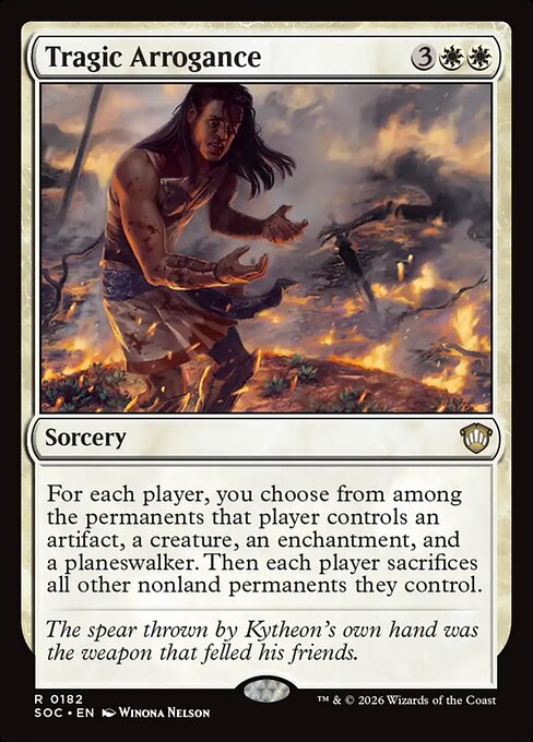 Tragic Arrogance #182 from Secrets of Strixhaven Commander