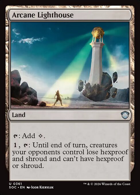 Arcane Lighthouse #361 from Secrets of Strixhaven Commander