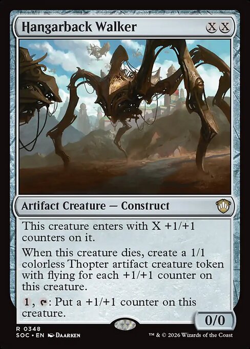 Hangarback Walker #348 from Secrets of Strixhaven Commander
