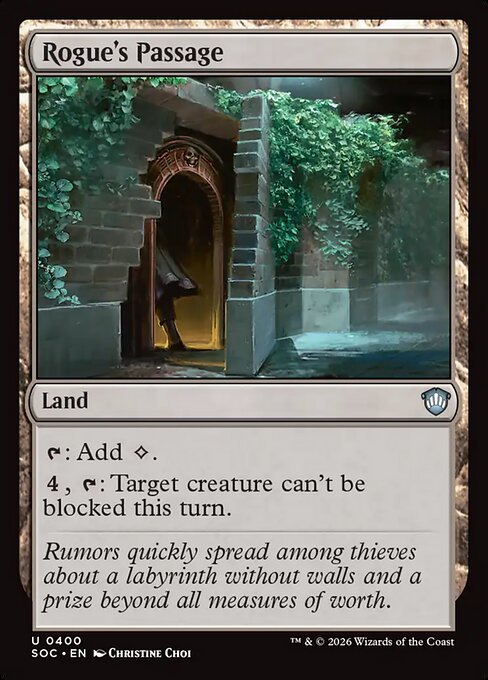 Rogue's Passage #400 from Secrets of Strixhaven Commander