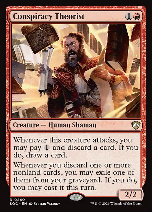 Conspiracy Theorist #240 from Secrets of Strixhaven Commander
