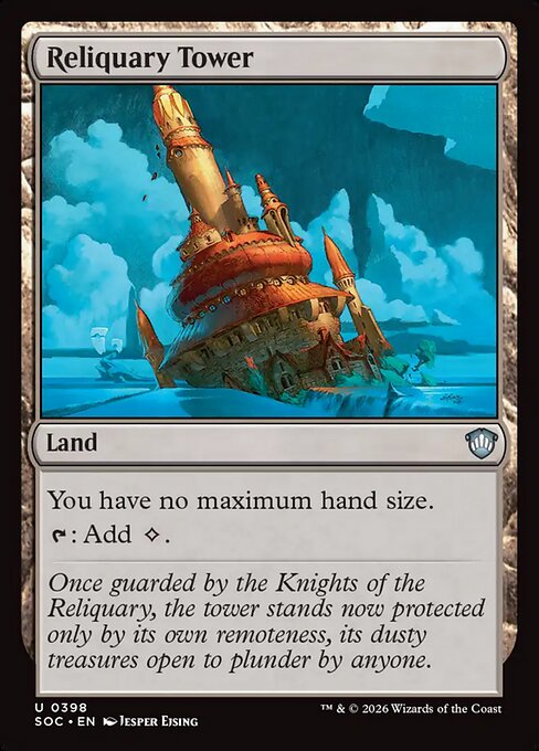Reliquary Tower #398 from Secrets of Strixhaven Commander