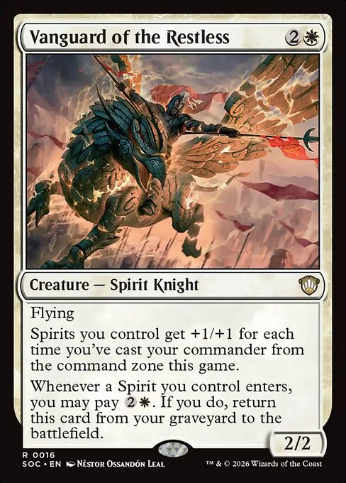 Vanguard of the Restless #16 from Secrets of Strixhaven Commander