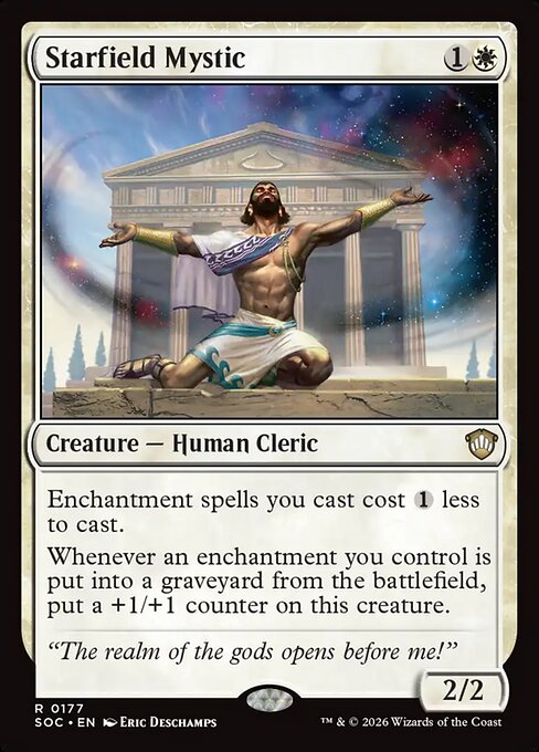 Starfield Mystic #177 from Secrets of Strixhaven Commander