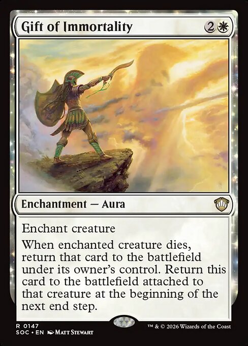 Gift of Immortality #147 from Secrets of Strixhaven Commander