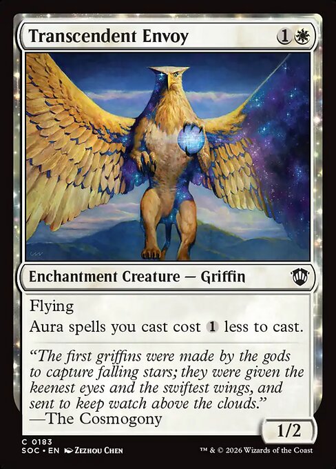 Transcendent Envoy #183 from Secrets of Strixhaven Commander