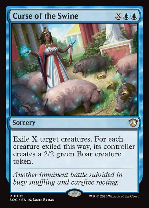 Curse of the Swine #192 from Secrets of Strixhaven Commander