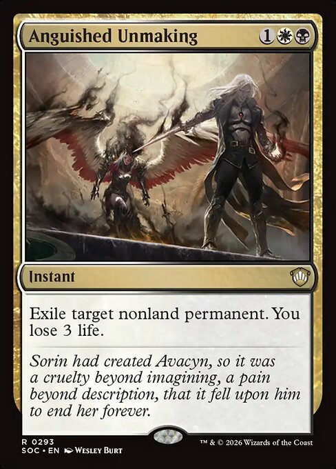 Anguished Unmaking #293 from Secrets of Strixhaven Commander