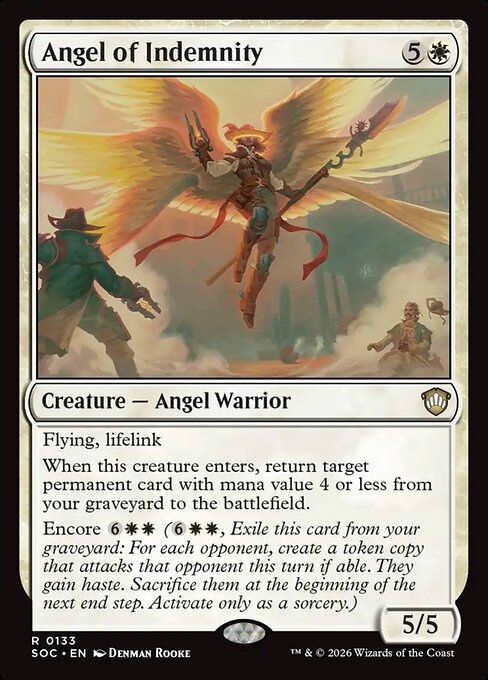 Angel of Indemnity #133 from Secrets of Strixhaven Commander