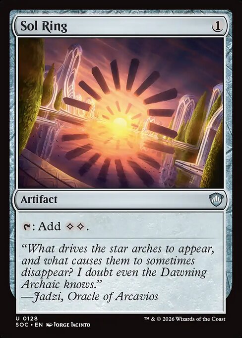 Sol Ring #128 from Secrets of Strixhaven Commander