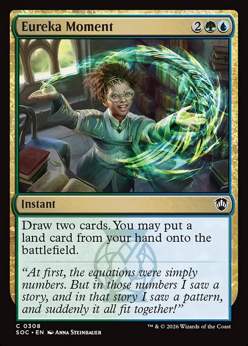 Eureka Moment #308 from Secrets of Strixhaven Commander