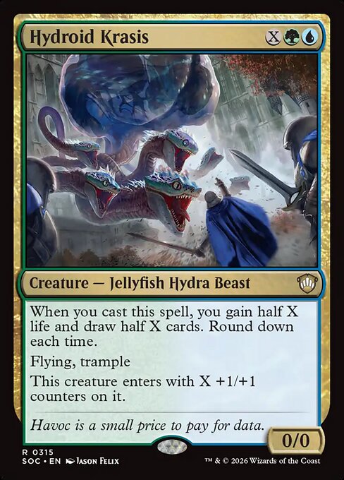 Hydroid Krasis #315 from Secrets of Strixhaven Commander