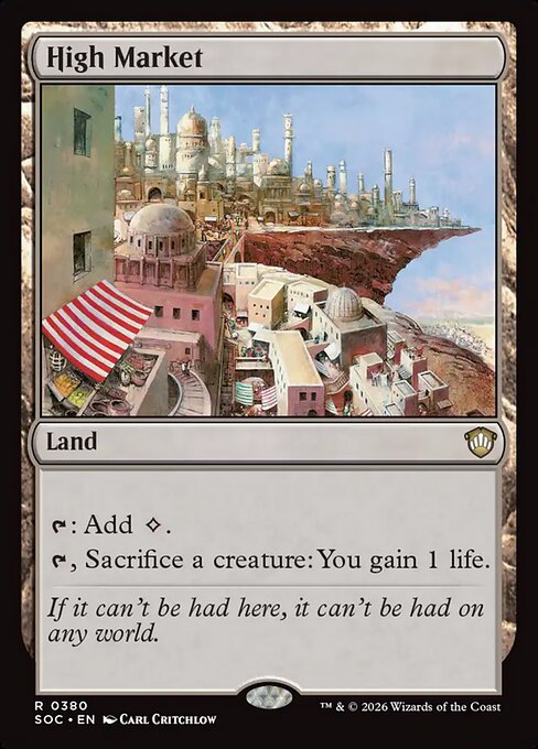High Market #380 from Secrets of Strixhaven Commander