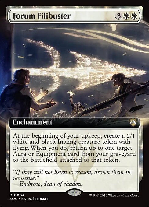 Forum Filibuster #64 from Secrets of Strixhaven Commander