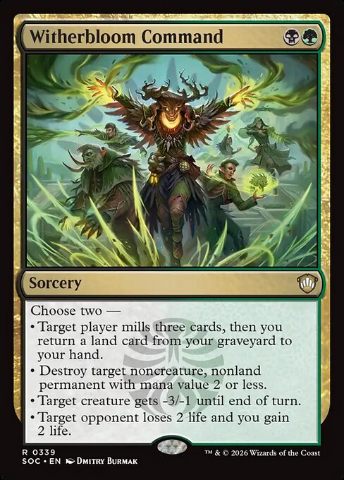 Witherbloom Command #339 from Secrets of Strixhaven Commander