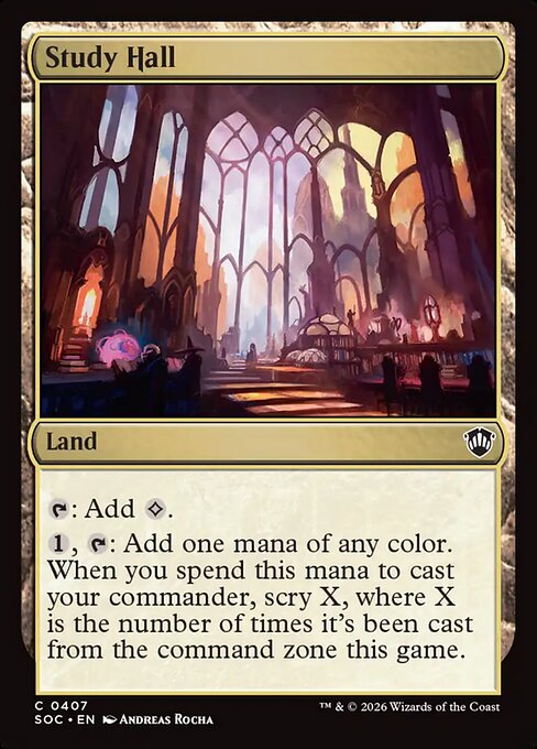 Study Hall #407 from Secrets of Strixhaven Commander
