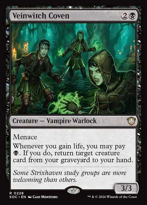 Veinwitch Coven #228 from Secrets of Strixhaven Commander
