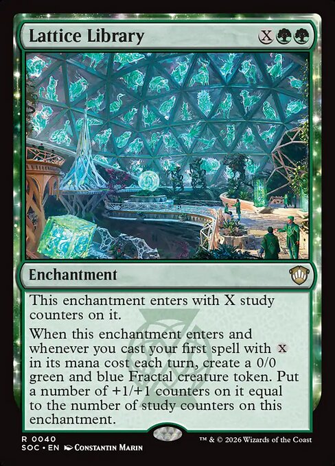 Lattice Library #40 from Secrets of Strixhaven Commander