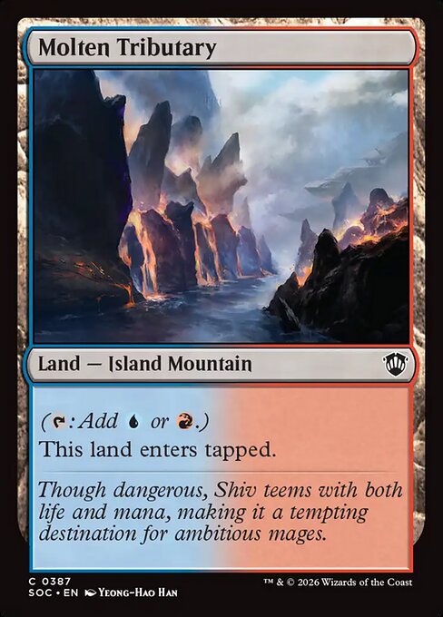 Molten Tributary #387 from Secrets of Strixhaven Commander