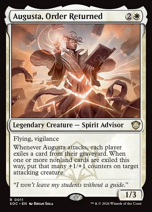 Augusta, Order Returned #11 from Secrets of Strixhaven Commander