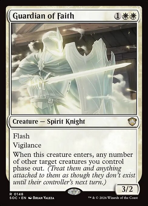 Guardian of Faith #148 from Secrets of Strixhaven Commander