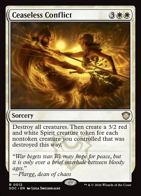 Ceaseless Conflict #12 from Secrets of Strixhaven Commander