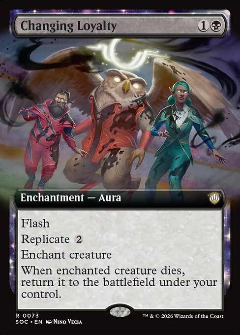 Changing Loyalty #73 from Secrets of Strixhaven Commander