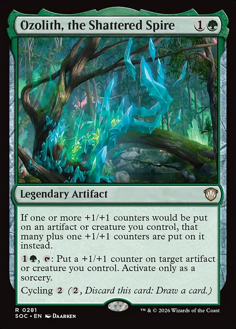 Ozolith, the Shattered Spire #281 from Secrets of Strixhaven Commander