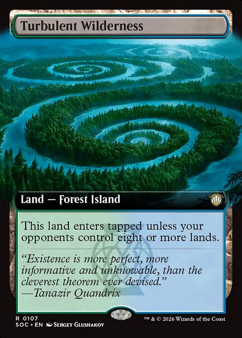 Turbulent Wilderness #107 from Secrets of Strixhaven Commander