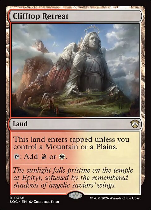 Clifftop Retreat #366 from Secrets of Strixhaven Commander