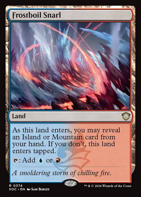 Frostboil Snarl #374 from Secrets of Strixhaven Commander