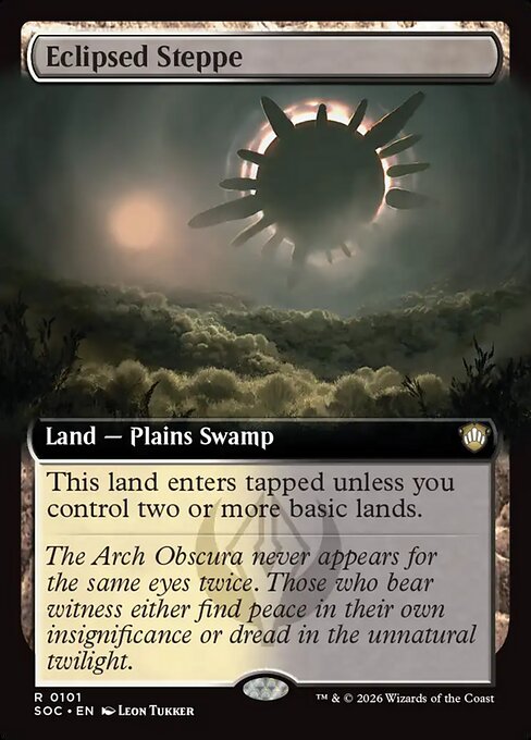 Eclipsed Steppe #101 from Secrets of Strixhaven Commander