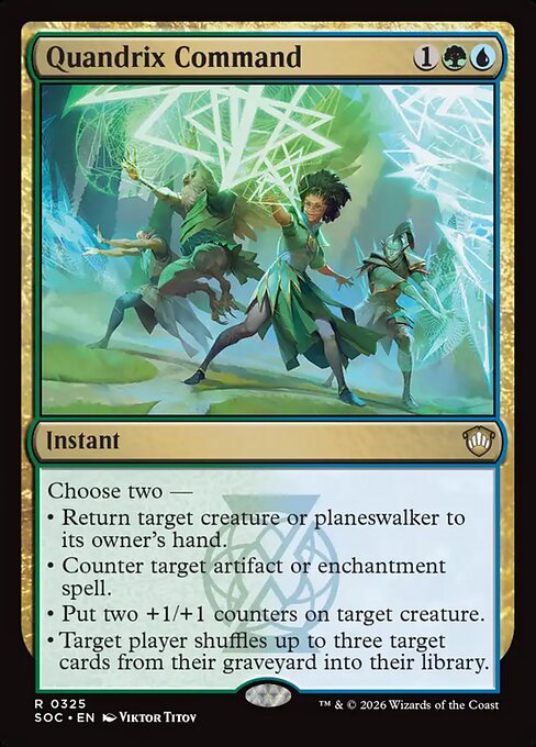 Quandrix Command #325 from Secrets of Strixhaven Commander