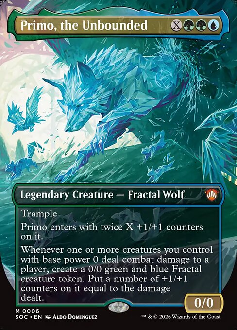 Primo, the Unbounded #6 from Secrets of Strixhaven Commander