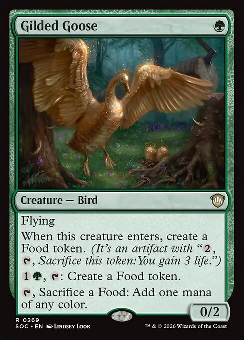 Gilded Goose #269 from Secrets of Strixhaven Commander