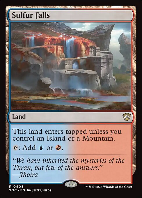 Sulfur Falls #408 from Secrets of Strixhaven Commander