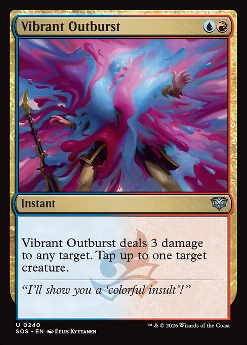 Vibrant Outburst #240 from Secrets of Strixhaven