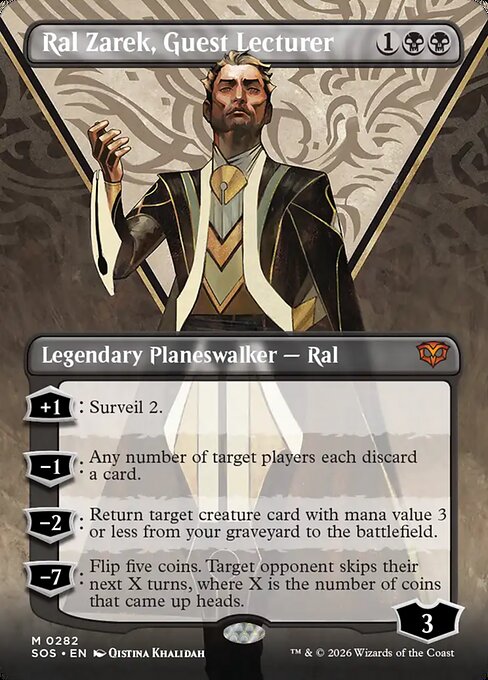 Ral Zarek, Guest Lecturer #282 from Secrets of Strixhaven