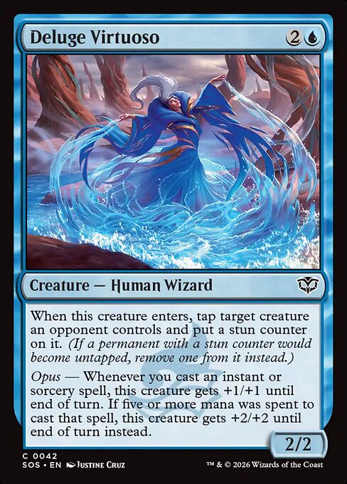 Deluge Virtuoso #42 from Secrets of Strixhaven